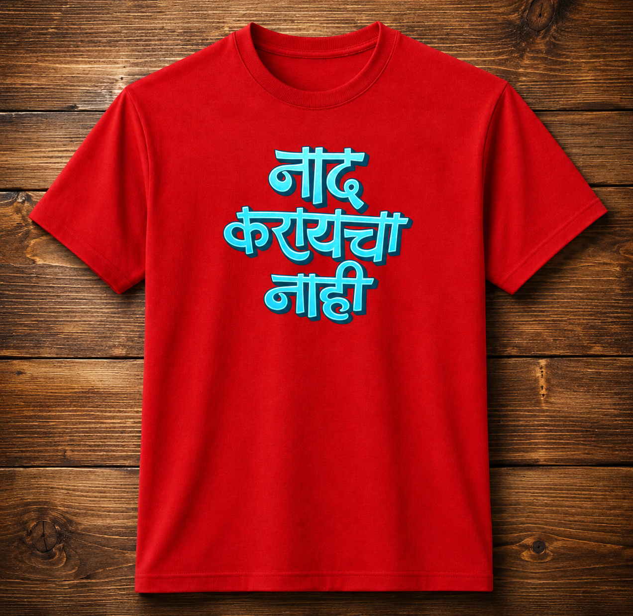 Naad Karaycha Nahi – Marathi T-Shirt | Unisex | Firangee