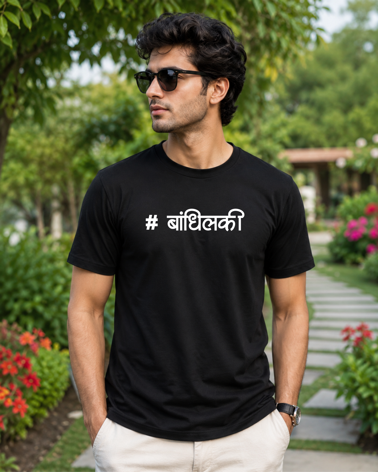 # Bandhilki | Marathi T-Shirts | Unisex | by Firangee