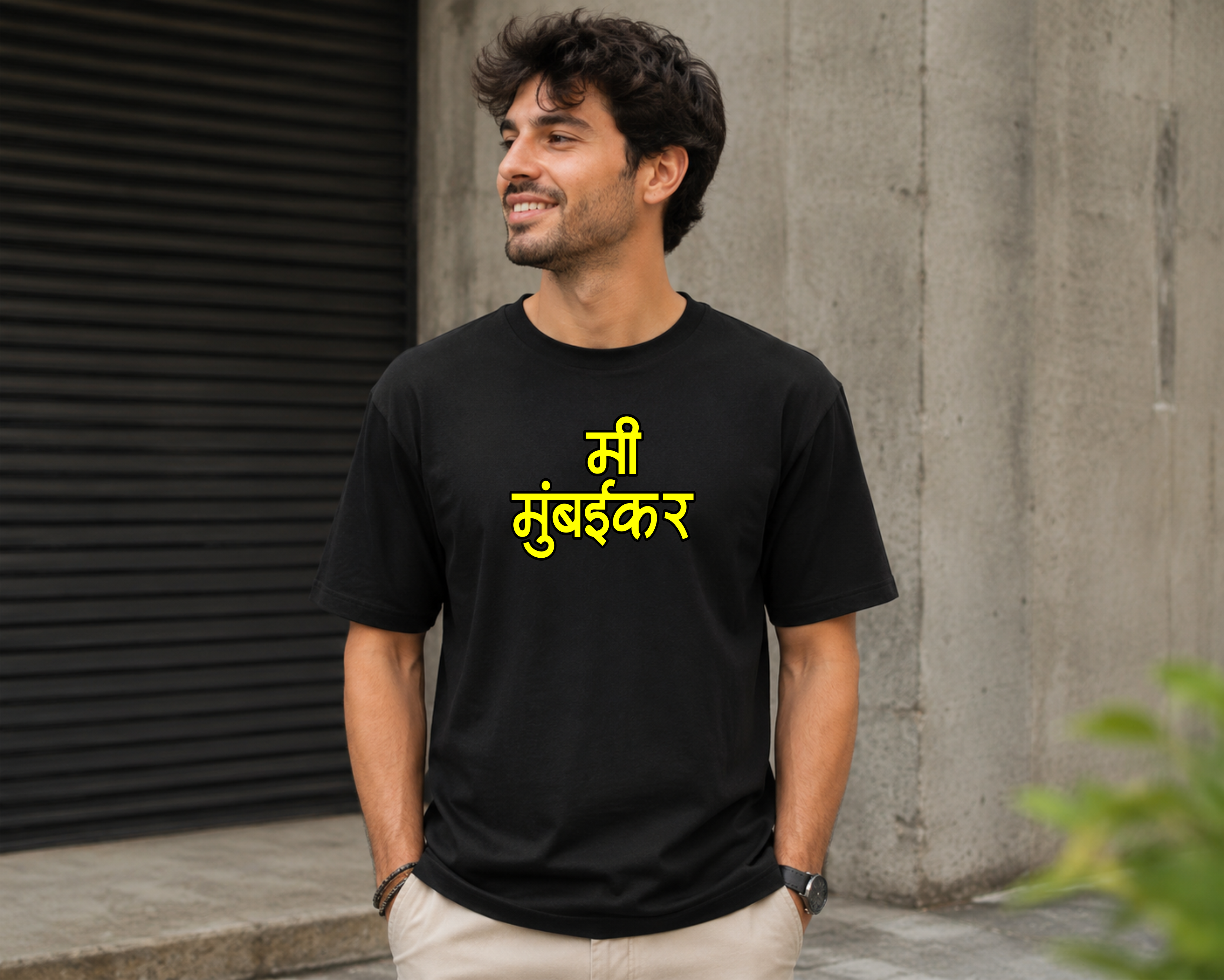 Me Mumbaikar | Marathi-T-shirt | Unisex | by Firangee